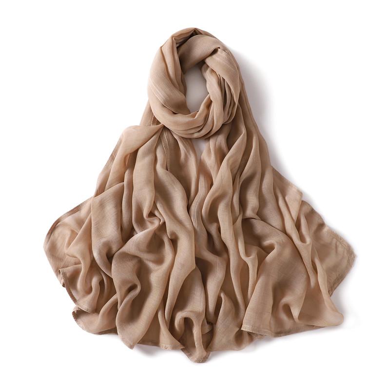 Modal Plain Hijab Scarf Rayon