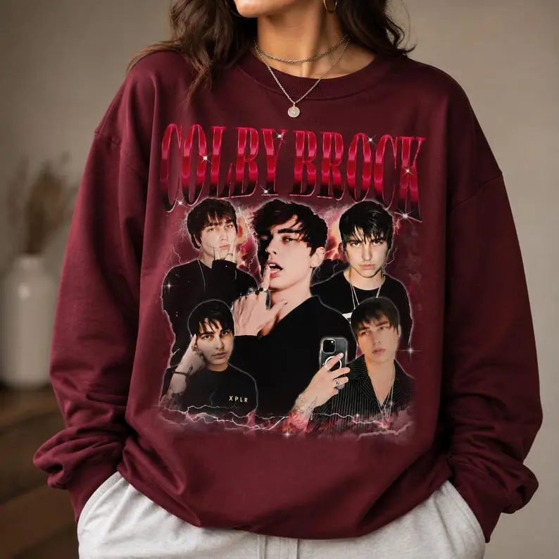 Vintage Colby Brock Bootleg Shirt - Sweatshirt - Hoodie - I Love Sam & Colby - Colby Brock YouTuber Ghost Hunter Tee, Horror Adventure Fan Art