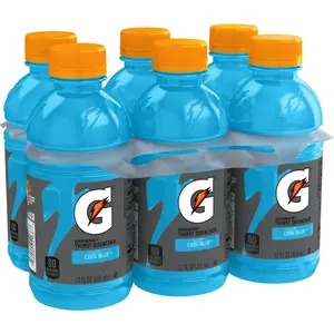 Gatorade Thirst Quencher Cool Blue Sports Drink, 12 fl oz, 6 Count
