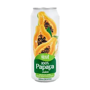 VINUT 100% Papaya Juice 500ml - Pure Natural Fruit Drink, No Added Sugar, No Preservatives, Refreshing & Healthy Beverage