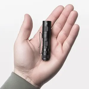 M70 EDC Flashlight 1100 Lumens, USB-C Rechargeable Pocket Light with Clip, 5 Modes Compact LED Light for Camping, Hiking, Emergency (Black)