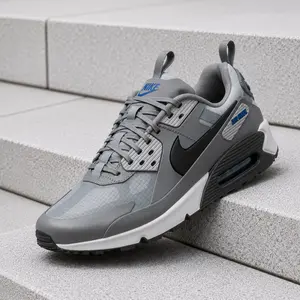 Nike Air Max 90 Drift Cool Grey Deep Royal Blue IO1908-002 Men's Fashion Sneaker New