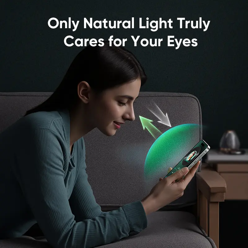 MAGIC JOHN 2-Pack Screen Protector for iPhone, Samsung, and Google–Crystal Clear, Scratch-Resistant, Ultra-Smooth Touch, Privacy Protection, Circular Polarized Eye Protection, Easy Installation 2