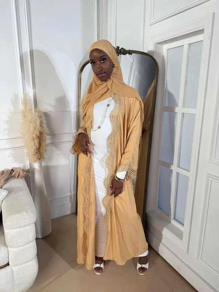 Yellow Amara Abaya Set