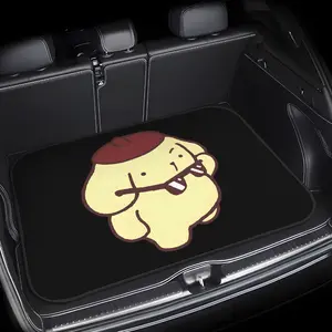 1pc Sanrio Pompompurin Car trunk mat, anti-slip and easy to clean, the ideal choice for pet owners, the perfect travel, holiday, and birthday gift for family and friends, Birthday Presents, Holiday Gifts, Cute Car Mat, Nonslip Surface, Antislip Mat