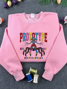 Prototype Nightmare Critters Embroidered Sweatshirt – Cute Horror Game Cartoon Gift