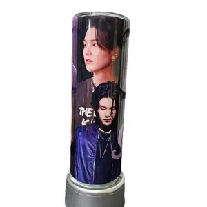 Kpop Tumbler inspired by Suga/ Agust D/ Yoongi. Drinkware Water Bottles