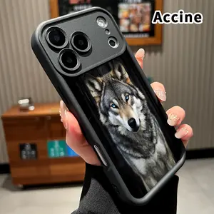 Phone Case for iPhone 17 Pro Max 16 Plus 15 14 13 12 11 Air E Forest Wolf Anti-Scratch Shockproof Soft Silicone Protective Cover