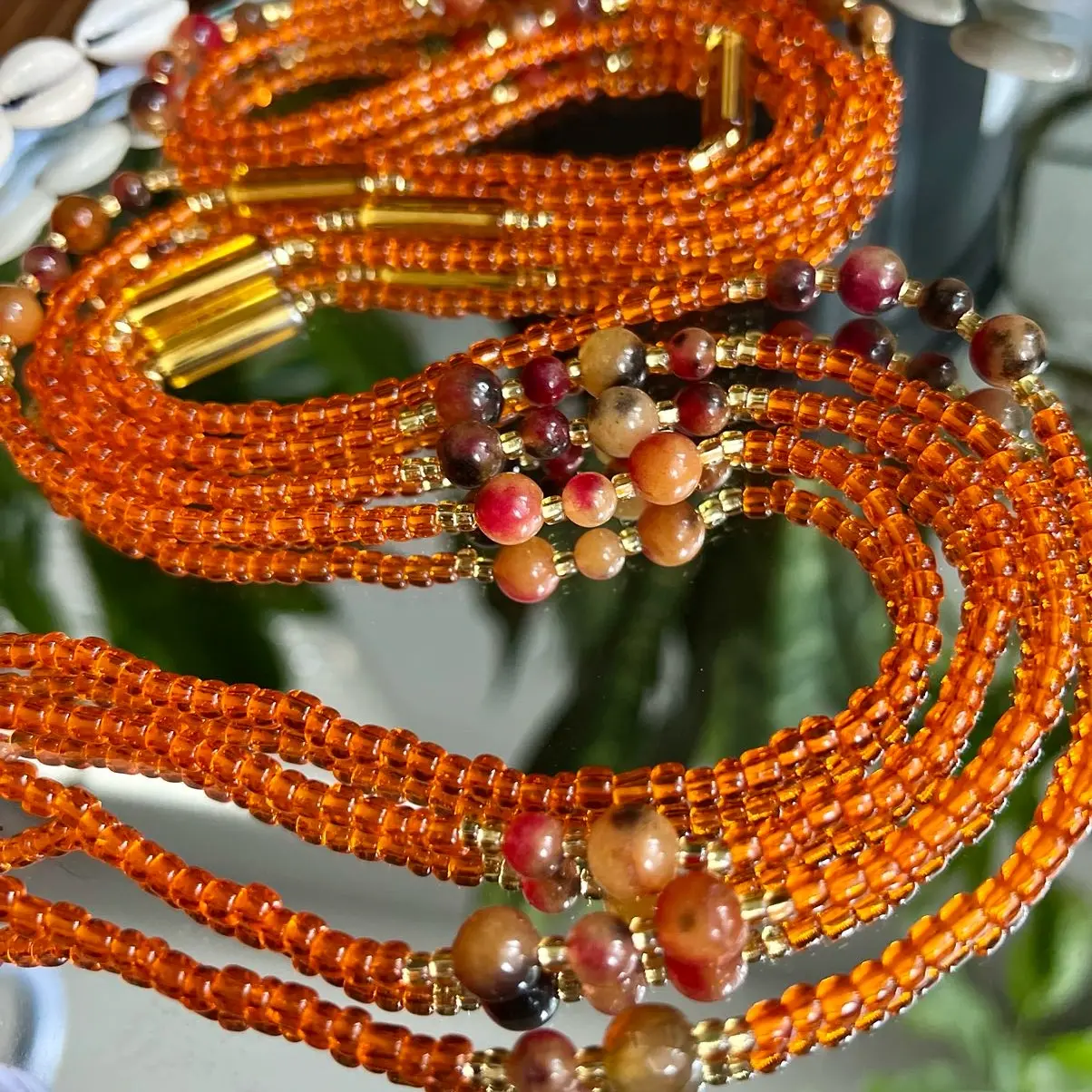 Passionate Orange Waistbeads