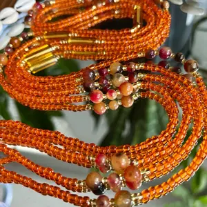 Passionate Orange Waistbeads