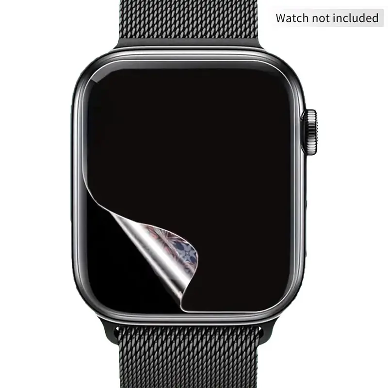 TPU HD Clear Full Hydrogel Film Screen Protector with Fingerprint Reduction, Dustproof Function, Watch Screen Cover For Apple Watch Smart Watch Accessories Smartwatch Accessories