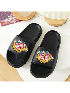 1pc Bullseye Printed Pool Slippers, Summer Beach Shoes, Gym Slippers, Home Slippers, Bathroom Sandals, Indoor Slippers, Unisex, Making Them an Ideal Gift Choice.