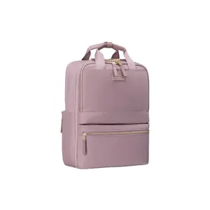 Samsonite Aquarius Women's Pink Fabric Travel Bag with Logo, Zipper Closure, and Wet-Dry Compartment