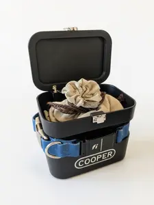 Personalized Dog Urn for Ashes | Memorial Keepsake Box with Collar Groove