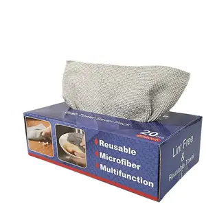 Pull-Out Cleaning Cloths Set, 20-Piece Kitchen Scouring Pads per Box (Packaging Shipped Randomly)