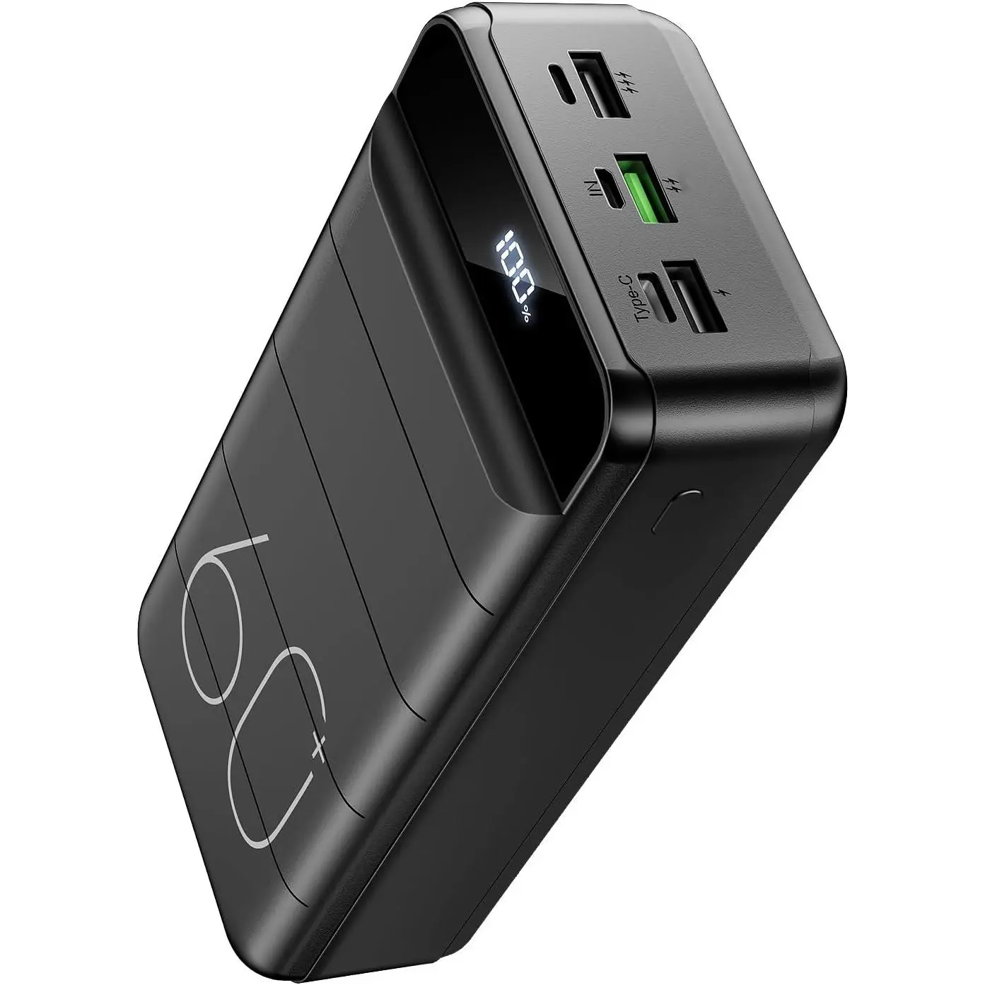 60000mAh Chargeable Mobile Power Bank, 22.5W Fast Charging Portable Charger with Flashlight, 4 Outputs, 3 Inputs & LED Display, Huge Capacity External Battery Pack for Most Electronic Devices, Accessories, Phone