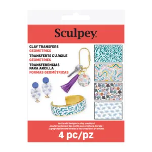 Sculpey Clay Transfers - Geometric