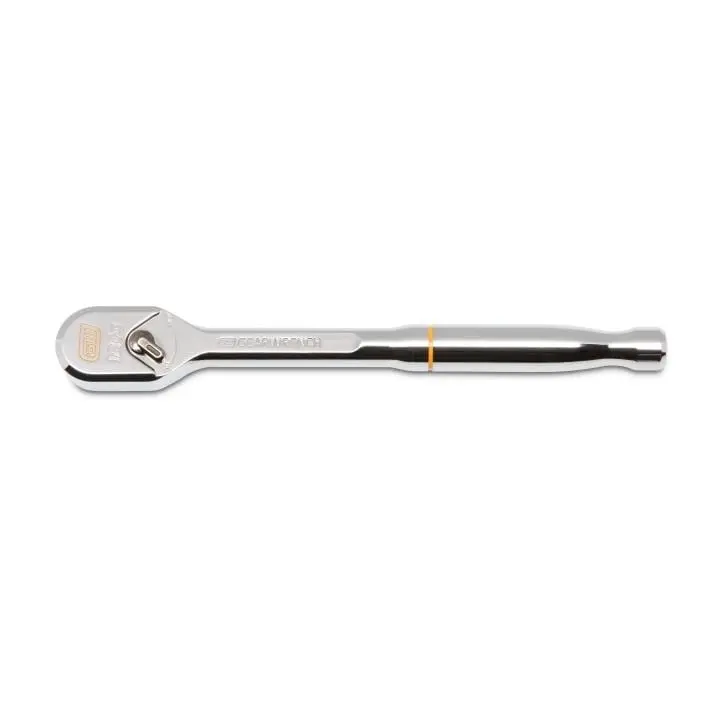 Gearwrench KD81211XP Portable Automotive 3/8" Drive 120XP Compact Head Ratchet - Alloy Steel Hand Tool, 2 Double-Stacked 60-Tooth Pawls, 120 Positions, 3-Degree Swing Arc
