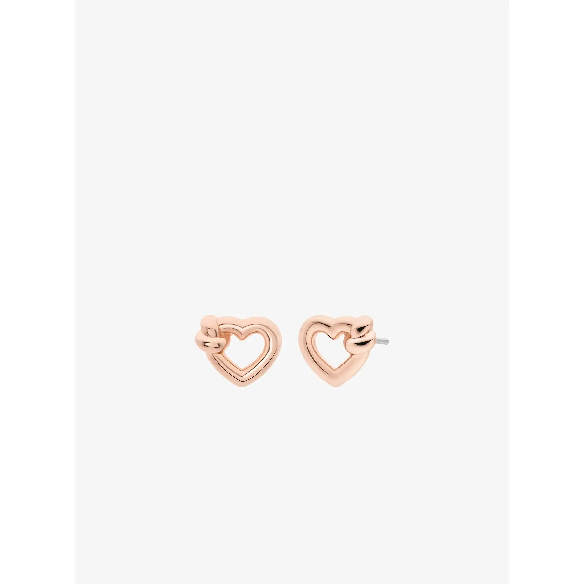 Knotted Heart Necklace and Earrings Gift Set
