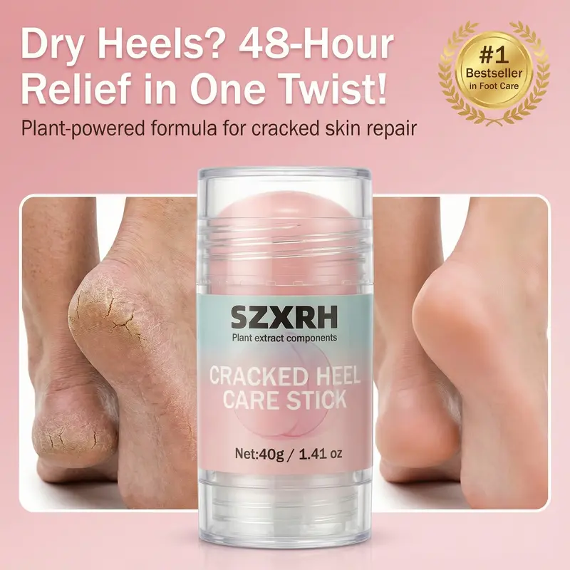 SZXRH 【Buy 2 Get 1】3-Pack Peach 40g Foot Cream for Heel Care Deeply moisturizes and nourishes dry, rough skin Extra hydration
