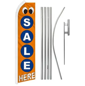 Aluminium-Steel Flag and Pole Kit, Featuring Polyester Banner with Unique Print - Festive Home & Party Supplies Backdrop