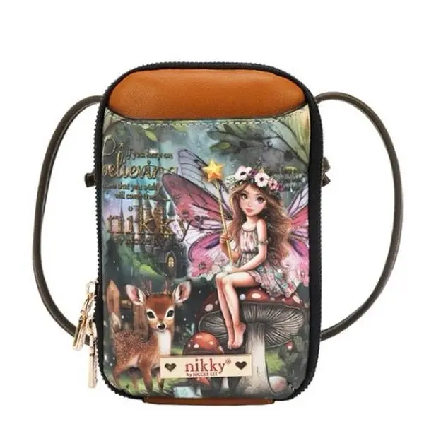 NIKKY ZIP AROUND PHONE/WALLET CROSSBODY BAG