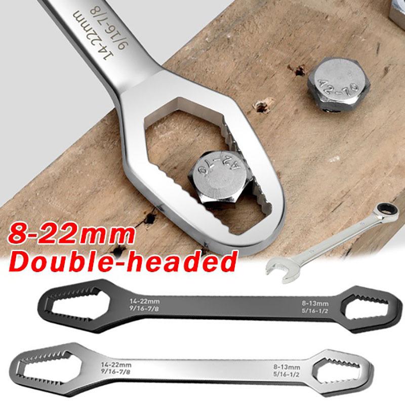 Two-headed Box Wrench 8-22 Multifunctional Non-slip Household Hand Tool
