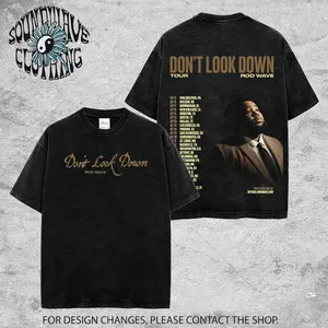 Rod Wave "Don't Look Down" Tour 2026 Shirt V2, Rod Wave Tour Dates T-Shirt, Double Sided Concert Graphic Tee, Rap Music Merch, Unisex Cotton Shirt, Gift for Fans