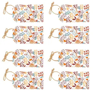 Bulk 48 Pc. Fall Wedding Favor Gift Tags