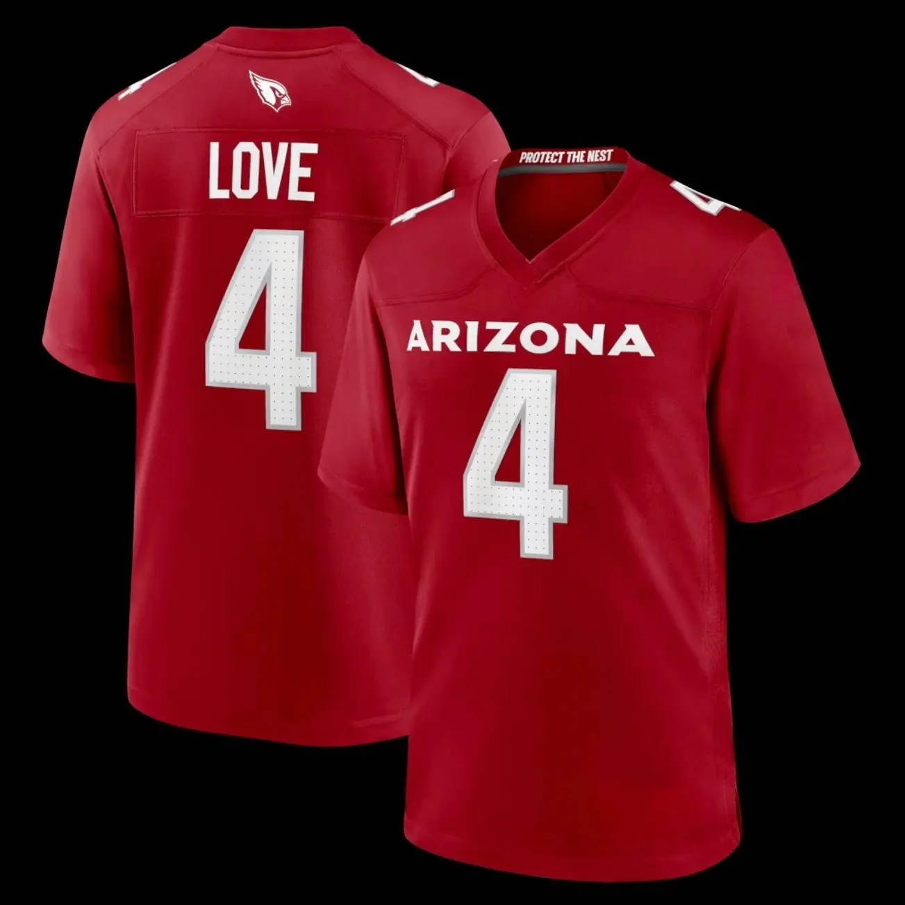 Unisex Football Love Arizona Alternate Draft First Round Pick No. 3 Team Game Jersey - Cardinal