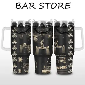 [Bar] Octane - Donny Toliver Album 2026 40oz Stainless Steel Tumbler with Handle – Toliver Fans Hip Hop Fan Insulated Mug, Octane Rap Album Street Style Cup, Leakproof Travel Gift