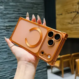 New Lens Film Compatible iPhone 17/16/15/14/13 Pro Max Plus Cellphone Cases, High-End Protective Cover, Skin-Friendly Matte Finish