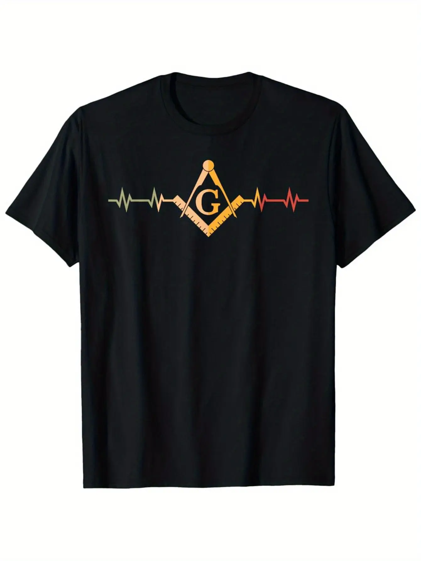 Freemasons Freemasons Brothers Freemasons Square Compass Tee, Thanksgiving, fall season style, for young people, for adults, street casual look, Christmas Eve, fade-resistant