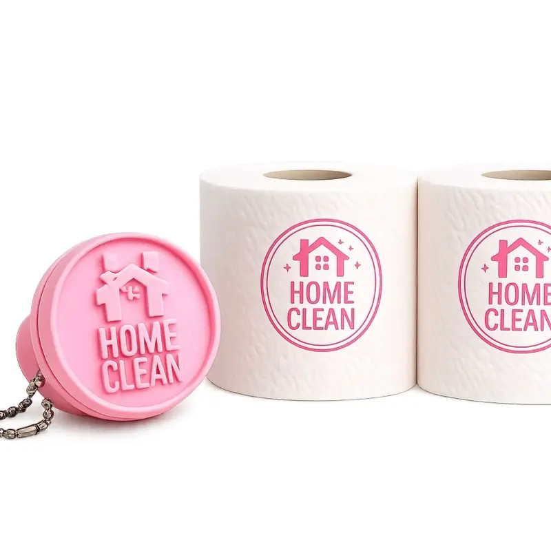 Custom Logo Rubber Stamp - Personalized for Small Business, Packaging, House Cleaner Use Custom Logo Rubber Stamp - Personalized for Small Business, Packaging, House Cleaner Use