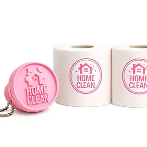 Custom Logo Rubber Stamp - Personalized for Small Business, Packaging, House Cleaner Use