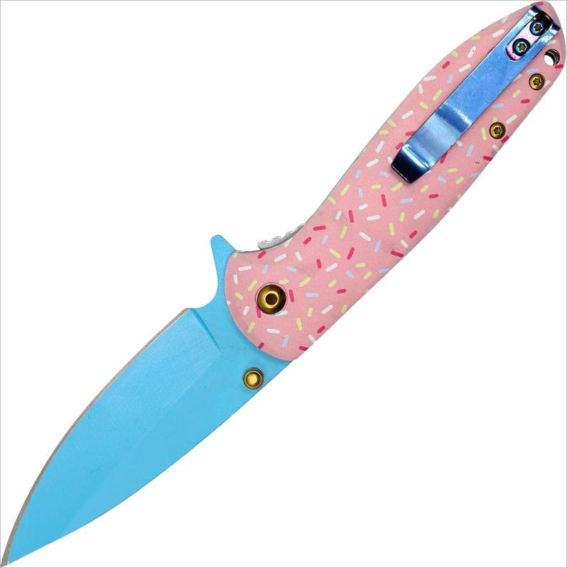 Pink multi-function folding knife tool accessories portable stainless steel knife fruit knife high hardness outdoor Christmas gift survival equipment