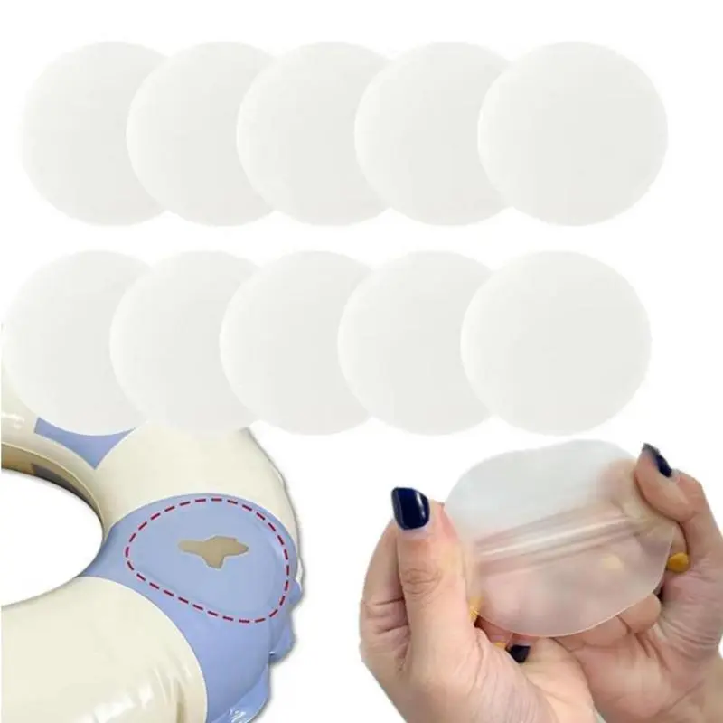 10pcs Hot selling swimming pool circle repair patch, inflatable swimming pool outdoor TPU Adhesive repair set, waterproof repair patch