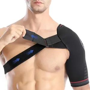 Shoulder Brace for Women and Men - Support for Torn Rotator Cuff, AC Joint Pain Relief and Dislocated Shoulder. Compression Sleeve, Arm Immobilizer Wrap, Stability Strap + Free Extension