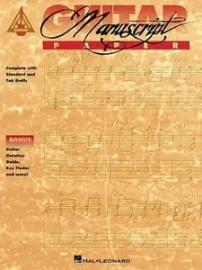 USED-Recorded Versions Guitar Tablature Manuscript Paper by Hal Leonard Corp. (Paperback)