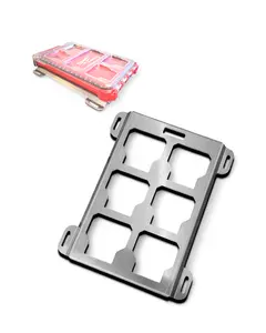 Side Mount for Milwaukee Packout toolbox, Single Half Width, Light Weight, Ultra Durable Aluminum 1/8" 8ga, for Work and Utility Vehicles & Trailers, ATVs/SxS, Non-Corrosive