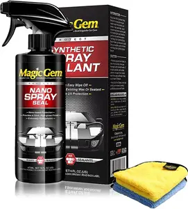 Magic   Coating Spray 16FL.OZ, Ceramic  Quick Effect Coating Agent, Waterless Nano Polish Safe for Plastic Trim, Long-Lasting Shine