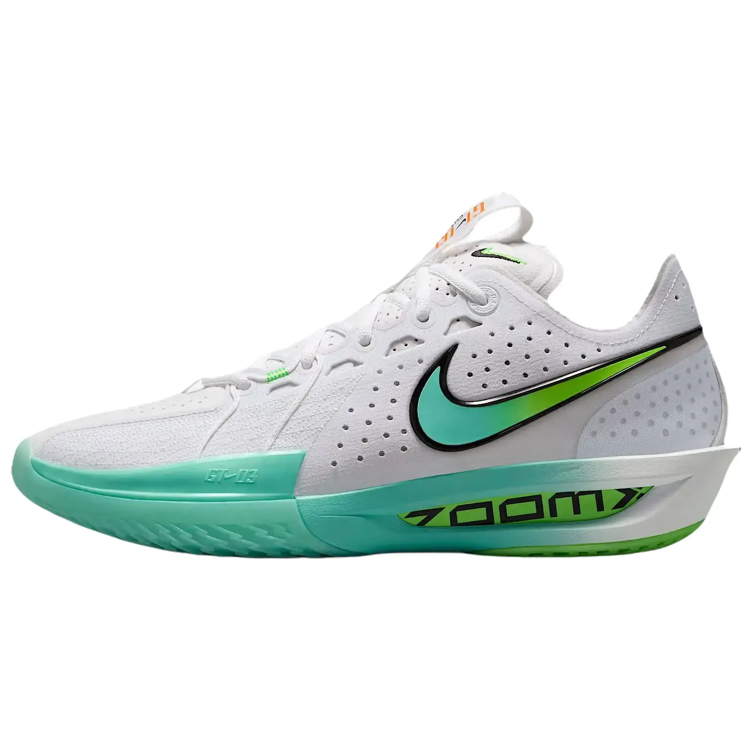 Nike Air Zoom GT Cut 3 EP 'Bleached Turquoise' Men's Basketball Sneakers, Featuring ZoomX Foam, Flywire Support for All Seasons