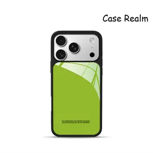 Genuine Liquid Silicone Smartphone Cellphone Case with Protector - Avocado Green Motivational Quote, Full-Body Protection, Silky-Soft Touch, Inner Anti-Scratch Microfiber Lining for iPhone 17,16,15,14,13,12,11 ProMax Plus Series