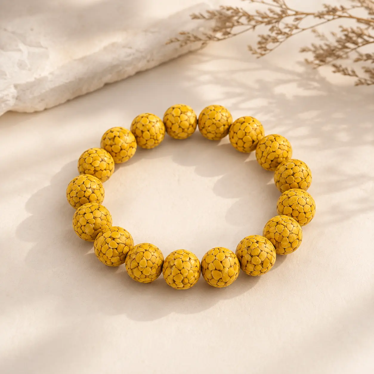 Wudang Inspired Realgar Bracelet, Traditional Chinese Culture Lucky Bracelet with Natural Realgar Beads, Feng Shui Inspired Jewelry for Protection Symbolism, Balance, Love, Career Focus, Wealth Intention & Positive Energy Gift