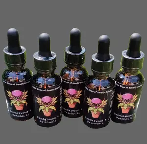 Men's Sandalwood & Patchouli Beard Oil for Hair Care (Beauty & Personal Care)