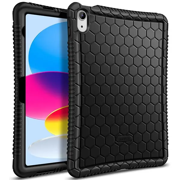 Fintie Silicone Cover for iPad A16 11th Gen & iPad 10th Gen, Kid-Friendly Shockproof iPad Case, LightWeight & Anti-Slip, Durable iPad Case