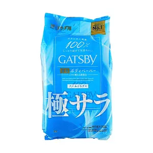 GATSBY Japan Cooling Deodorant Wipes - Citrus Scent, 30 Count, Refreshing Body Wipes for Men & Women