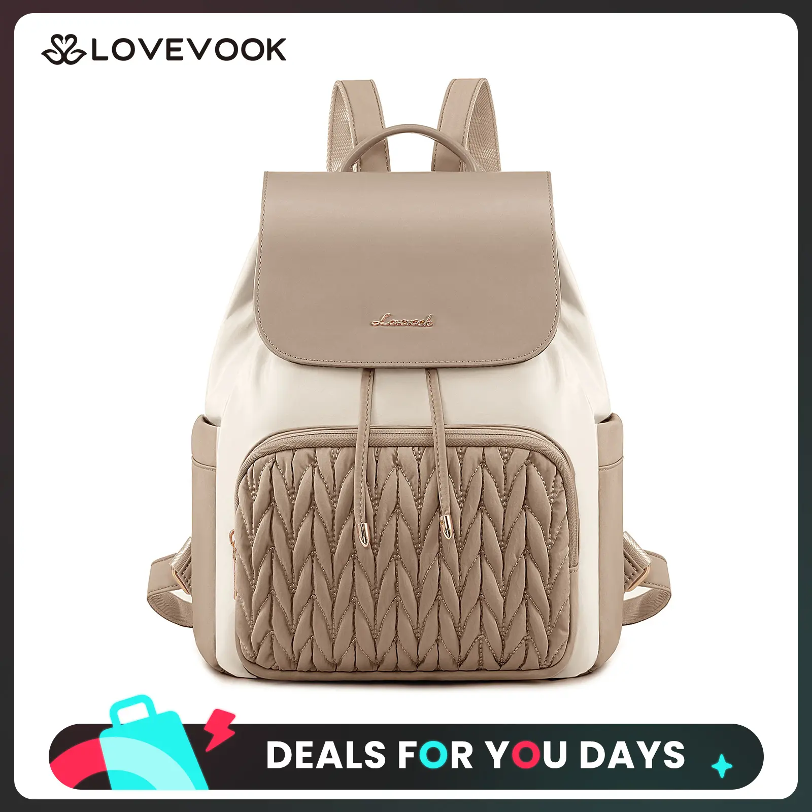 LOVEVOOK Backpack Purse for Women,Small Backpack for Women for Travel Work,Cute Backpack Daypack With Anti-theft Pocket,Fashion Ladies Backpack for Daily College Shopping