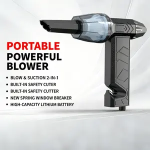 【Father's Day Gift】2026 New Handheld Turbocharged High-Pressure Blower, Brushless Motor, Multi-Function Tool for Car Vacuuming and Water Blowing