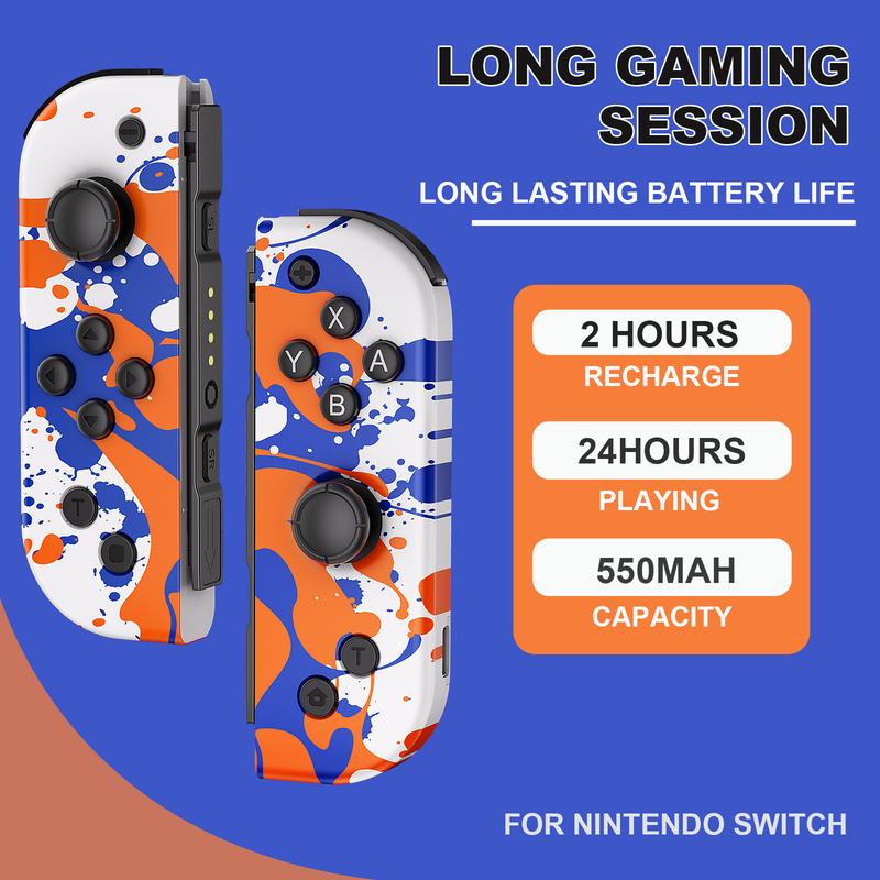 Light Up Joycon Compatible with Switch/Lite/OLED, Game Pad for Switch Console, Wireless Replacement Joypad Controller Joystick,TikTokShopStockUp,TikTokShopStockUp Light Up Joycon Compatible with Switch/Lite/OLED, Game Pad for Switch Console, Wireless Replacement Joypad Controller Joystick,TikTokShopStockUp,TikTokShopStockUp
